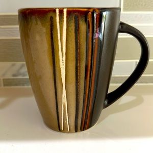 Multi colored 18 oz ceramic mug